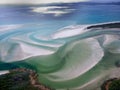 Whitehaven Beach Whitsundays, Queensland - Australia - Aerial Vi Royalty Free Stock Photo