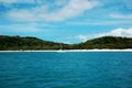 Whitehaven Beach in Whitsundays, Queensland, Australia. Royalty Free Stock Photo