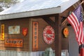 Whitehouse, TX - June 22, 2023: Old Gas Station on Lake Tyler in Whitehouse TX Royalty Free Stock Photo