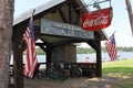 Whitehouse, TX - June 22, 2023: Pavilion at Lake Tyler in Whitehouse TX Royalty Free Stock Photo