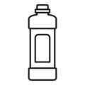 Whiteness bottle icon, outline style