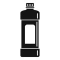 Whiteness bottle icon, simple style
