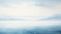 Whites, Blues, And Clouds: Serene Ocean Paintings