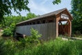 Whites Covered Bridge in Ionia County, Michigan Royalty Free Stock Photo