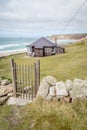 Whitesand bay in cornwall england UK