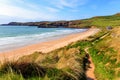 Whitesands Bay beach West Wales UK Pembrokeshire Royalty Free Stock Photo