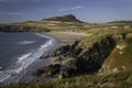 Whitesands Bay and Carn Llidi hill