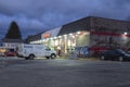 Whitesboro, New York - Nov 01, 2019: Night View of Speedway Gas Station Convenience Store, Speedway Operates Across Many US States