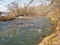 Whitetop Laurel Creek along the Virginia Creeper Trail Royalty Free Stock Photo