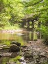 Whitetop Laurel Creek along the Virginia Creeper Trail Royalty Free Stock Photo