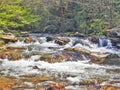 Whitetop Laurel Creek on Virginia Creeper Trail Royalty Free Stock Photo