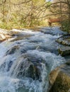 Whitetop Laurel Creek Waterfall in Virginia Royalty Free Stock Photo