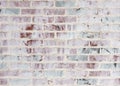 Whitewashed brick wall Royalty Free Stock Photo