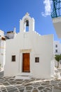 Whitewashed Greek chapel Royalty Free Stock Photo