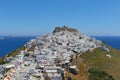 Whitewashed houses at chora of Astypalaia