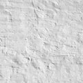 Whitewashed Old Brick Wall Uneven Bumpy Rough Rustic Background Royalty Free Stock Photo