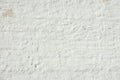 Whitewashed Retro Brick Wall Uneven Bumpy Rough Rustic Background Royalty Free Stock Photo