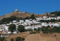 Whitewashed village, Jimena de la Frontera, Spain. Royalty Free Stock Photo