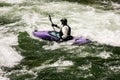 Whitewater kayaker Royalty Free Stock Photo