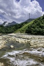 Whitewater kayaking