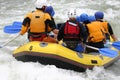 Whitewater rafting Royalty Free Stock Photo