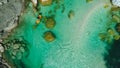 Whitewater Rafting on the Emerald waters of Soca river, Slovenia Royalty Free Stock Photo