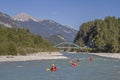 Whitewater rafting on the Lech