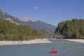 Whitewater rafting on the Lech