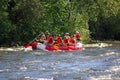 Whitewater rafting Royalty Free Stock Photo