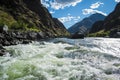 Whitewater rapids in Hells Canyon, Idaho Royalty Free Stock Photo