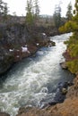 Whitewater rapids & waterfalls Royalty Free Stock Photo