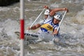 Whitewater slalom in Cunovo Royalty Free Stock Photo