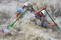 Whitewater slalom in Cunovo Royalty Free Stock Photo