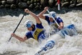 Whitewater slalom in Cunovo Royalty Free Stock Photo