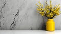 White and Yellow Minimal Aesthetic Royalty Free Stock Photo