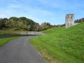 Whitney Point Reservoir Flood Control Tower in Broome County NY Royalty Free Stock Photo