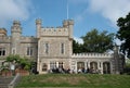 Whitstable castle landmark . Old medieval fort view cafe and public gardens