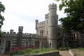 Whitstable castle landmark . Old medieval fort view and public gardens