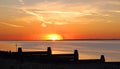 Whitstable golden sunset