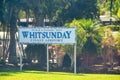 Whitsunday Coast Airport sign, Queensland - Australia