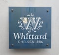 Whittard of Chelsea shopfront sign