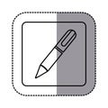 whitte emblem ballpoint icon