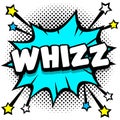 whizz Pop art comic speech bubbles book sound effects Royalty Free Stock Photo