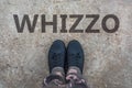 Whizzo, british slang for superb and excellent