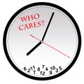 Who cares about time? Royalty Free Stock Photo