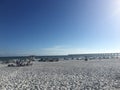 The sugar white sands of Pensacola Beach