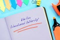 Who Has Educational Authority?  sign on the piece of paper Royalty Free Stock Photo