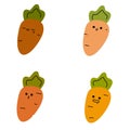 Adorable Carrot Illustrations Cute Hand Drawings For Creative Projects Minimalist Design