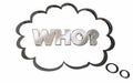 Who Question Thought Cloud Thinking Answer Wondering Royalty Free Stock Photo