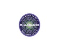 Who wants to be a millionaire logo editorial illustrative on white background